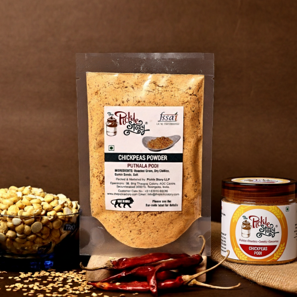 Roasted Chickpea (Putnala) Podi – Low GI Protein Chutney Powder