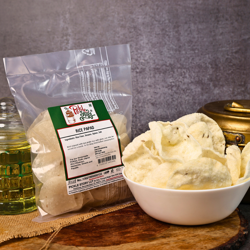 Plain Rice Papad – Biyyam Appadam